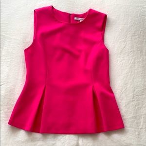 DVF Mallorie Peplum Top